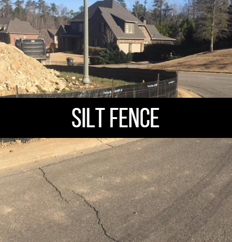 Click here to learn more about silt fencing 